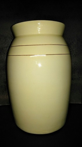 Vintage Miali Pottery #5 Large Ceramic Beverage Dispenser Water Jug w/ Spigot