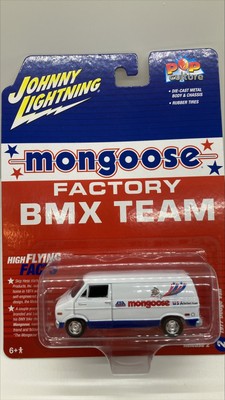 Johnny Lightning 1:64 scale 1977 Dodge Van mongoose BMX team