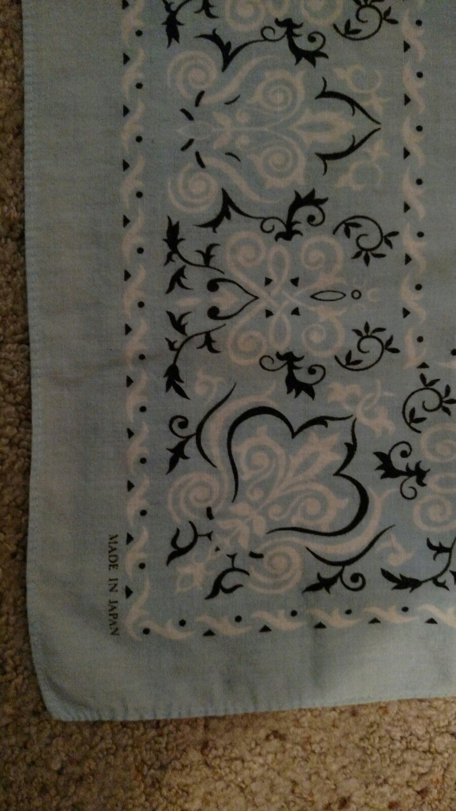 Vintage Bandanna 100% Cotton Color Fast Made In Japan 20
