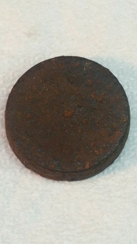 Antique Cast Iron Token / scale weight Pat. Oct. 24 1916 1/4 Thick