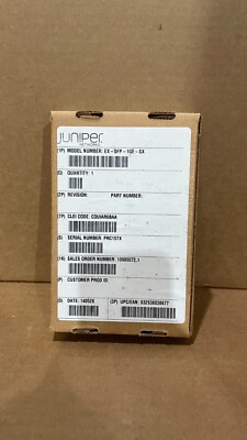 Juniper EX-SFP-1GE-SX 1Gb SFP 1000base-SX Brand New