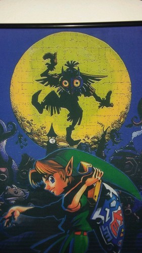 LINK / LEGEND OF ZELDA Video Game ADVERTISING Color Fabric Hanging Poster Banner