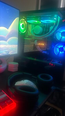 gaming pc desktop i5 12600kf, black, and new