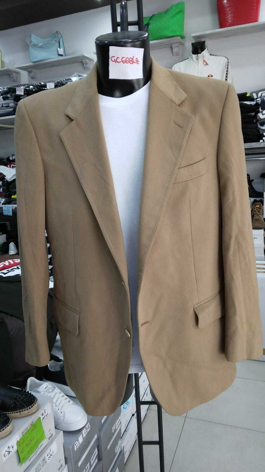 Fellini Men's Jacket Cashmere Blend Brown Vintage Size 48 Fellini Men's Jacket Cashmere Blend Brown Vintage Size 48
