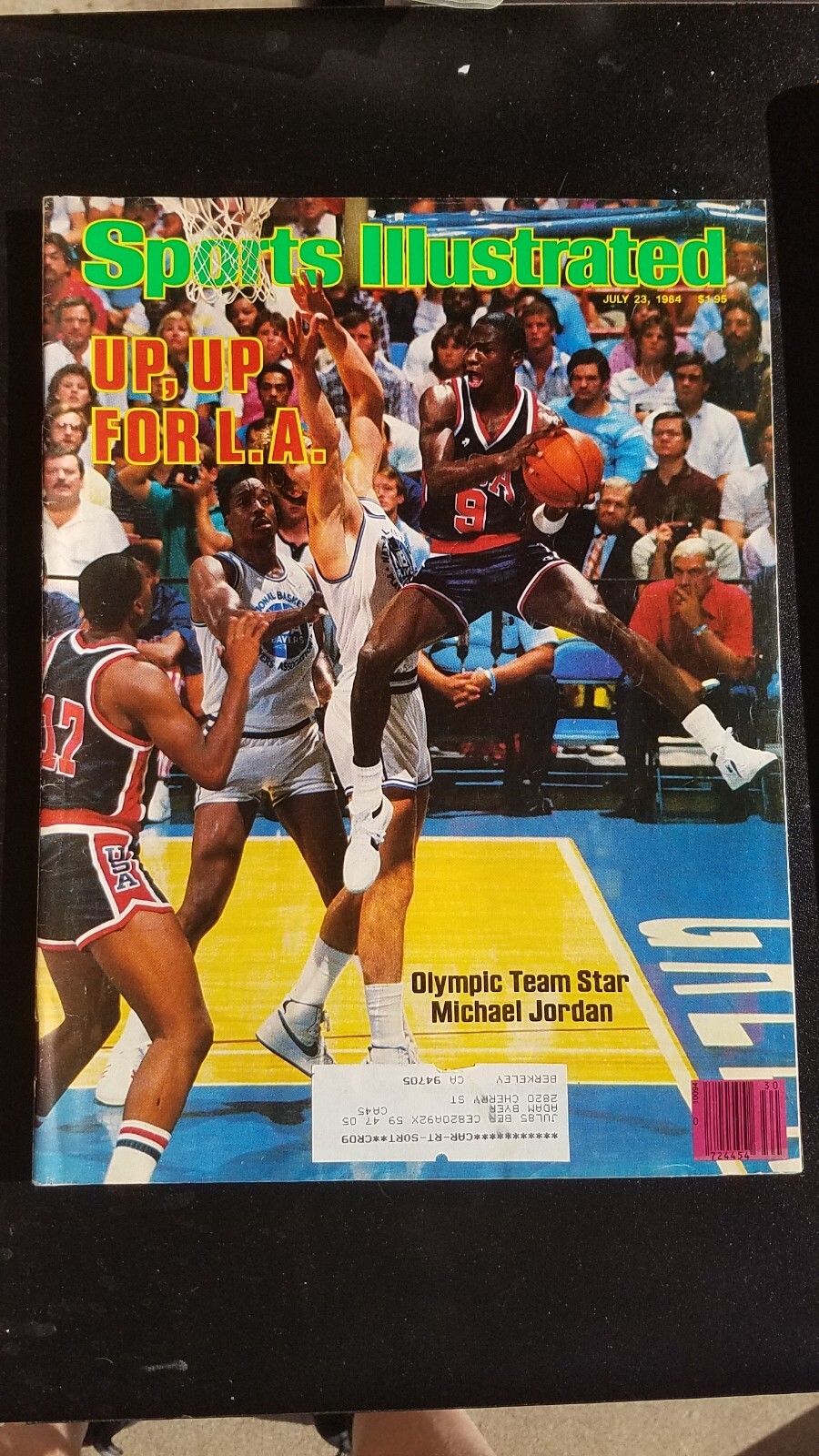 Michael Jordan Sports Illustrated July 23, 1984 w/ label | eBay