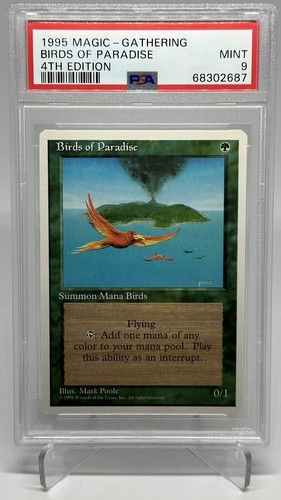 PSA9 MTG 英語　極楽鳥Birds of Paradise 8版　foil Amazon.co.jp: MTG Foil 英 極楽鳥 Birds of Paradise [8ED] №01