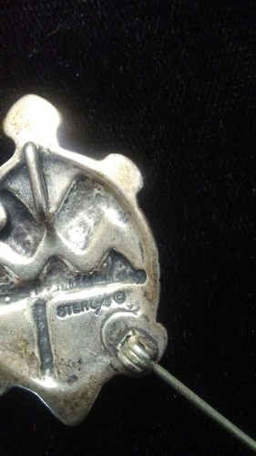 Carolyn Pallack Sterling Turtle Charm/brooch Used