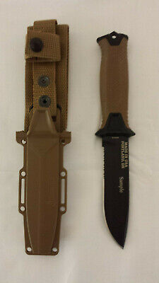 Gerber StrongArm Fixed Blade Knife Coyote Brown W/ Carrying Sheath SAMPLE