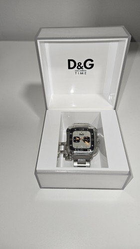 Dolce & Gabbana Mens 'Licensed' White & Black Chrono Watch