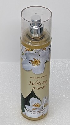 Bath & Body Works White Tea & Ginger Fine Fragrance Body Mist Spray 8 oz