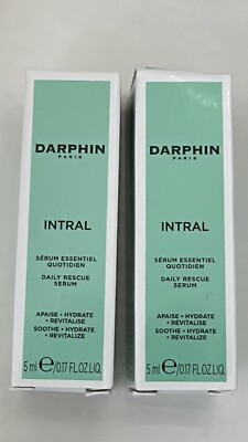 2 Darphin Paris Intral Daily Rescue Serum 0.17 Fl oz 5 ml Total of 10 ml F535