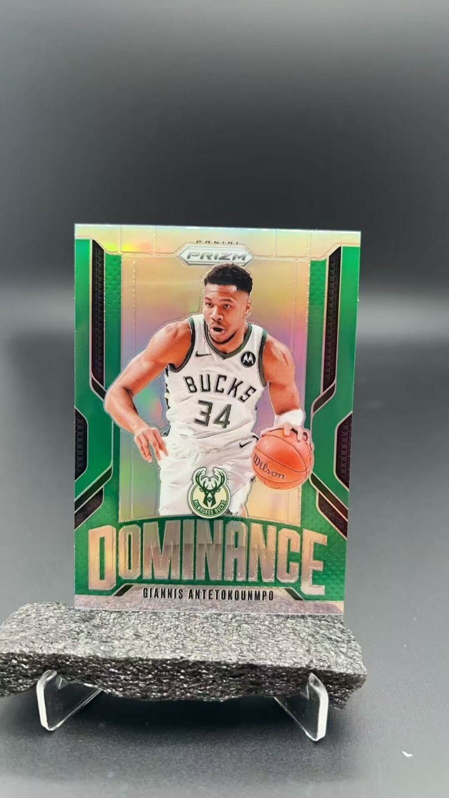 2024-25 Panini Prizm Giannis Antetokounmpo Dominance Green