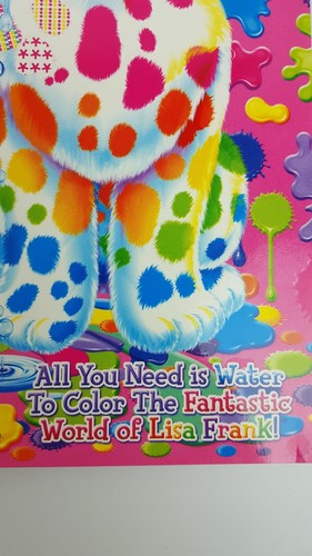 New Lisa Frank Mini Diary Lock Key With + Pen + Lisa Frank Paint With Water