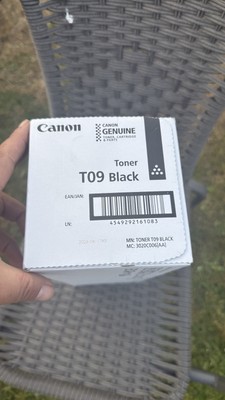 Original Canon T09BK Black Toner Cartridge Genuine  New Sealed Free Delivery VAT