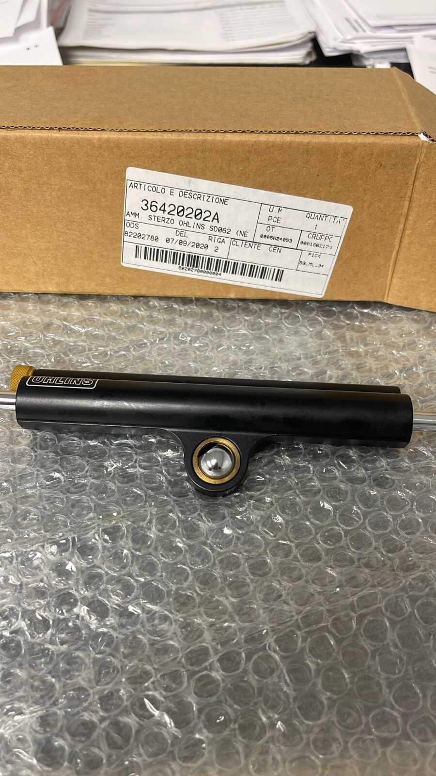 Ducati Panigale V4/V2 OEM Steering Damper Ohlins (36420202A Ducati Panigale V4/V2 OEM Steering Damper Ohlins (36420202A