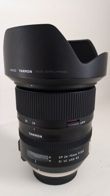 Tamron SP 24-70mm f/2.8 Di VC USD G2 Lens Nikon Original Hood Caps PARTS/REPAIR!