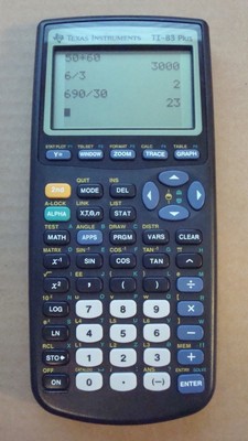 Texas Instruments TI-83 Plus Graphing Calculator with Cover
