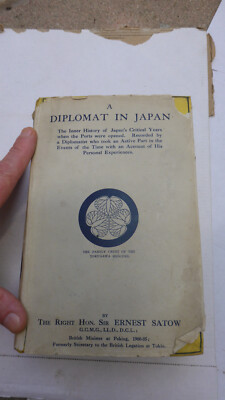 1921 old book  A Diplomat in Japan Sir Ernest Satow Tokugawa Shoguns Choshiu