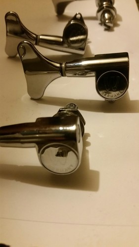 Warwick Tuners Full Set removed from 4 string Bass Excellent