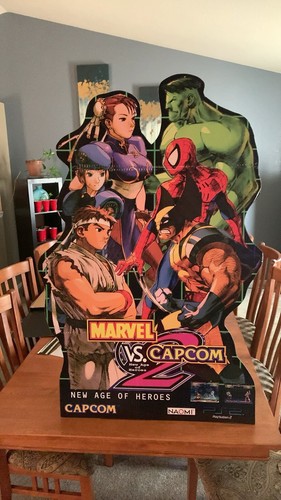 X-Men Vs Street Fighter Poster 12x16” capcom cps2 arcade X-Men Vs Street Fighter Poster 12x16” capcom cps2 arcade