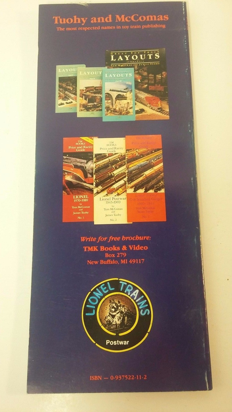 LIONEL POSTWAR 1945-1969: Price and Rarity Guide