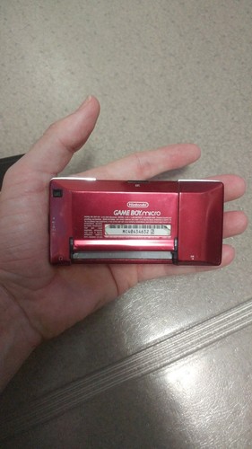 Nintendo Game Boy micro 20th Anniversary Limited Red Gold System Nice Used Rare