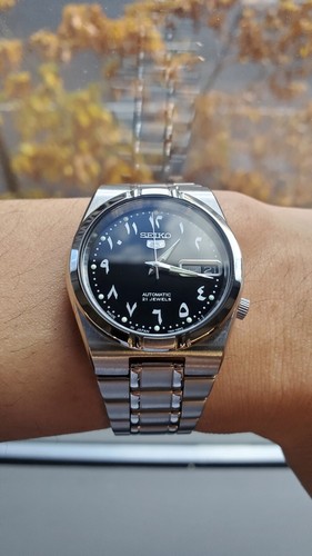 SEIKO5 アラビア文字盤　SNK063J5 SEIKO 5 Automatic Black Arabic Numeral Dial SNK063J5 Watch