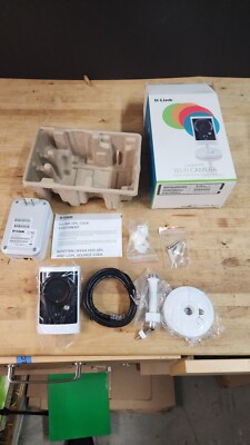 D-Link Home Indoor Security Smart Camera DSC-202-ES SAGE HD Wi-Fi Untested NEW