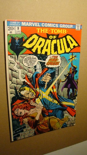 TOMB OF DRACULA 9 *SOLID COPY* VS FIRE CROSS MARVEL 1973