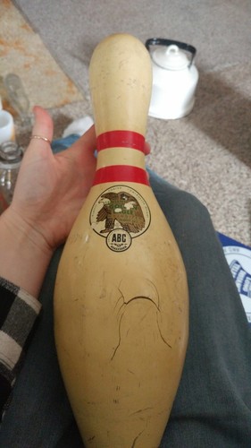 Vintage Sensenich's Bowling Pin USA ABC permit no.56