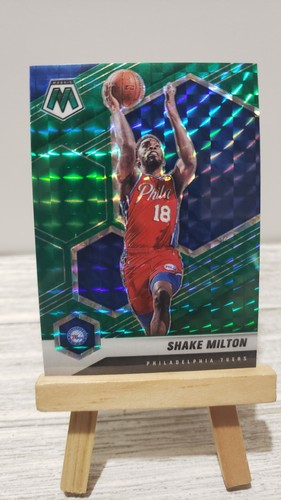 2020-21 Panini Mosaic Mosaic Green Prizm Shake Milton #56 | eBay