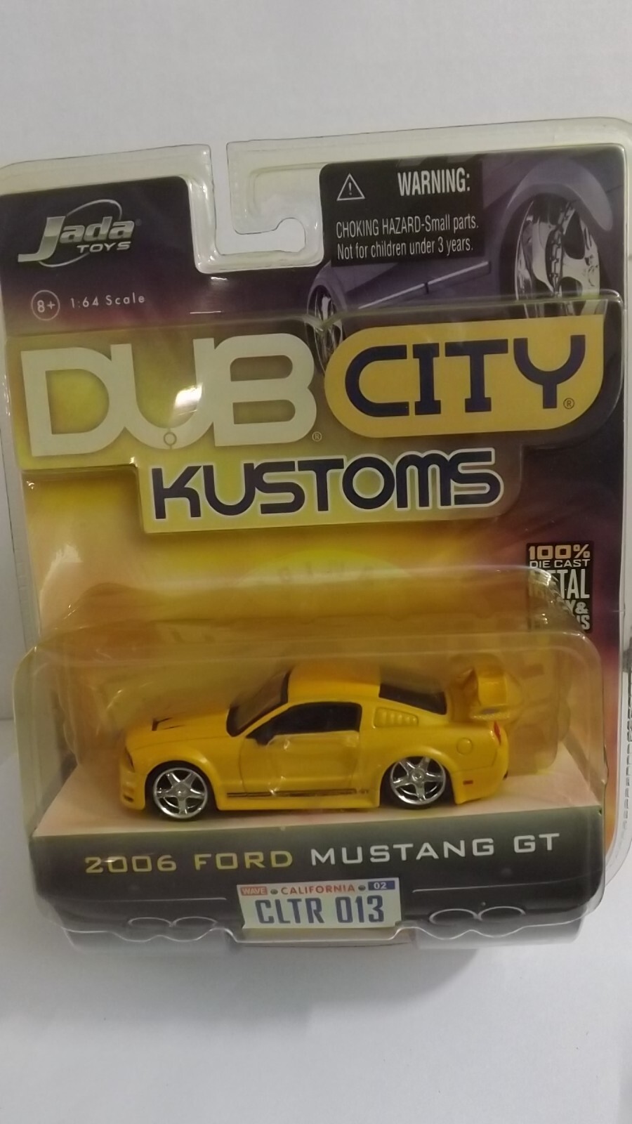 2006 Jada Dub City Kustoms Yellow 2006 Ford Mustang GT Wave