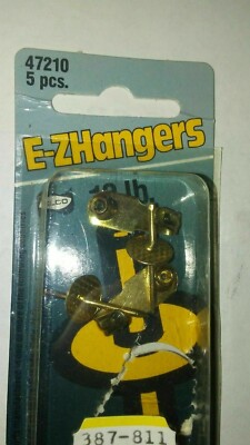 2 E-Z Hangers Anchor Brass Picture Frame Hanger 2/Pk 47210  RM 96250