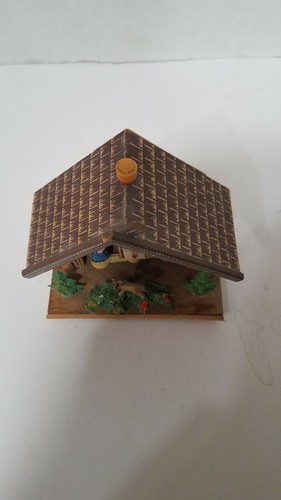 Vintage German Wooden Temperature Weather House