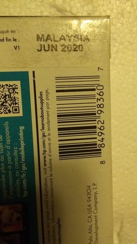 GENUINE SEALED HP 61 (CH561WN) BLACK INK CARTRIDGE.NEW IN BOX -  ReSealed
