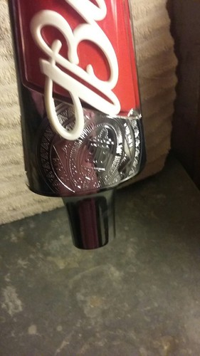 Budweiser beer tap handle