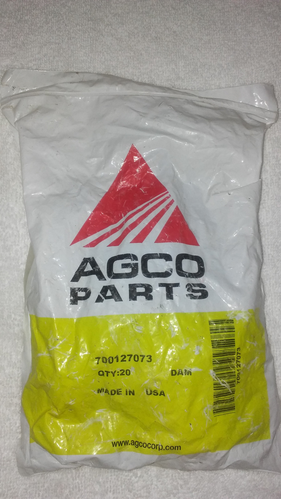 700127073 AGCO Nut Knife Fits Hesston 8550s Rotary Header 8070 Qty 20 (1) Bag