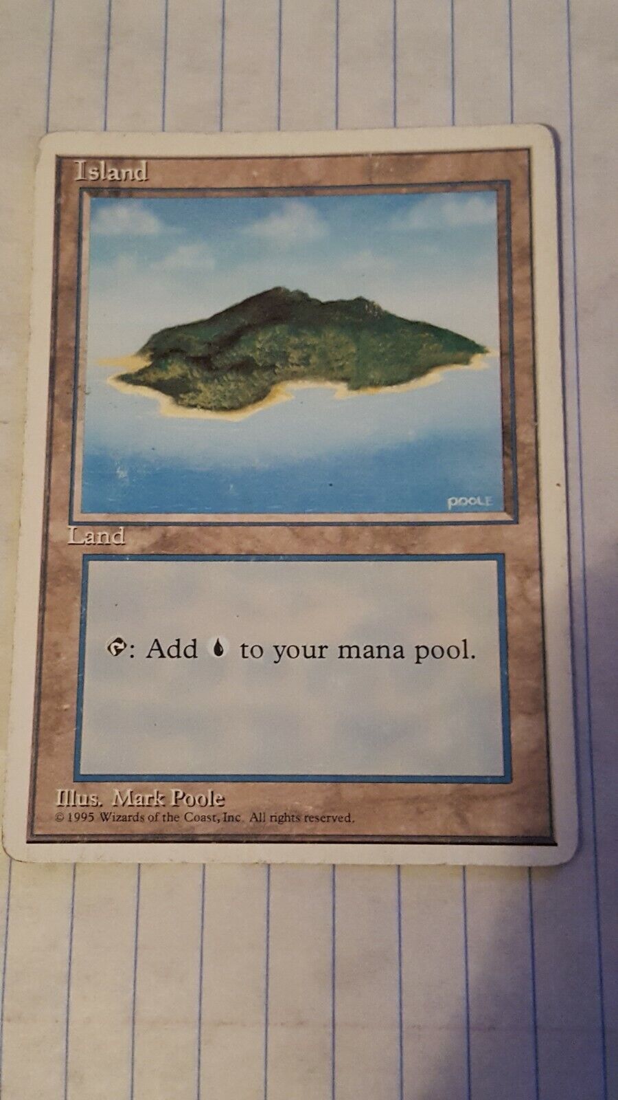 1995 Magic the Gathering Island Land Card | eBay 1995 Magic the Gathering Island Land Card | eBay