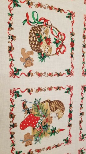Vintage Hallmark Fabric Clean almost 2 yards 45