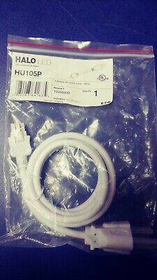 Halo LED HU105P 48'' Power Cord, White