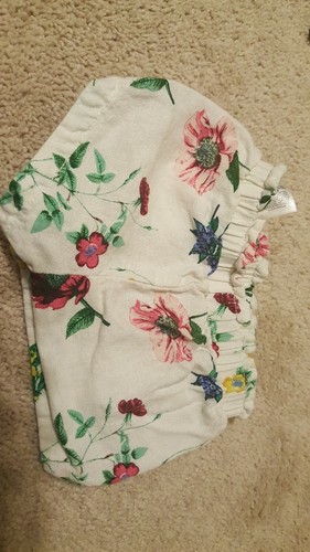 Baby girl OLD Navy Size 12-18 Month Shorts Lot Of 3 flowers pink yellow