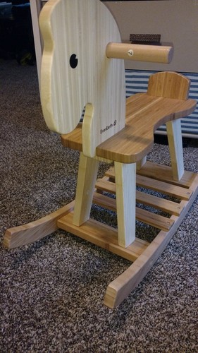 Everearth by Maxim Bamboo Rocking HORSE~Non-Toxic WOOD! Adorable