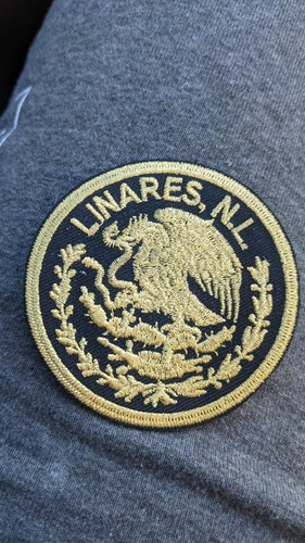 Linares NL  embroedery iron on patch for hats