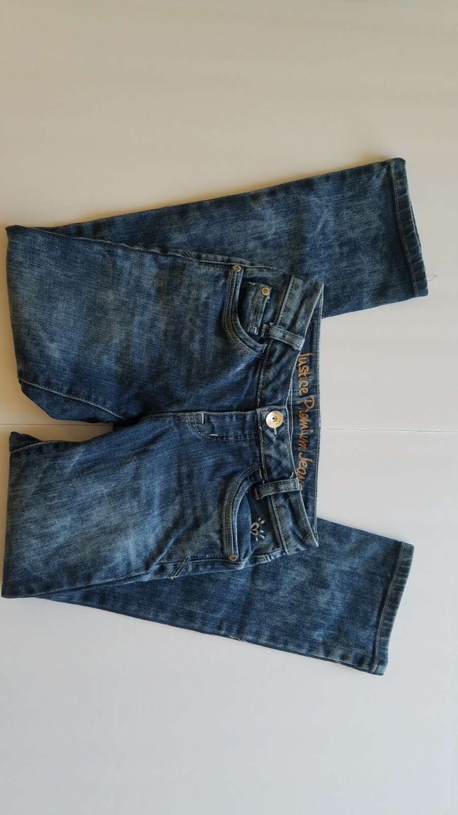 *Justice* Premium Jeans Girl's Simply Low Knit Super Skinny Jeans - Size 8R