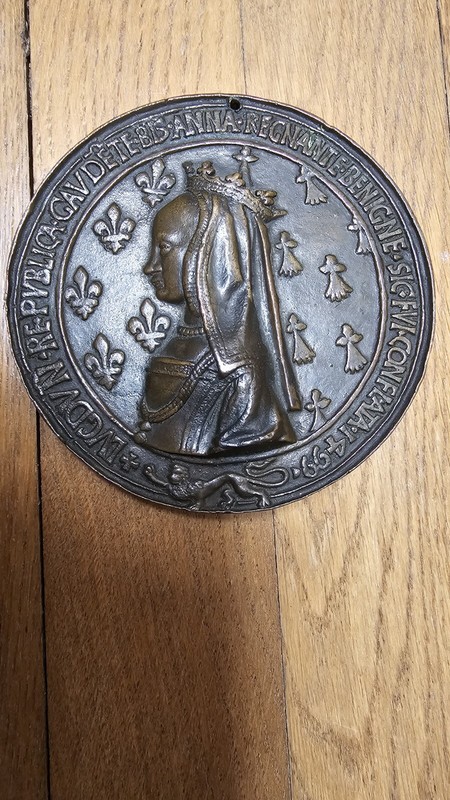 MÃ©Daille Louis Xii Et Anne De Bretagne