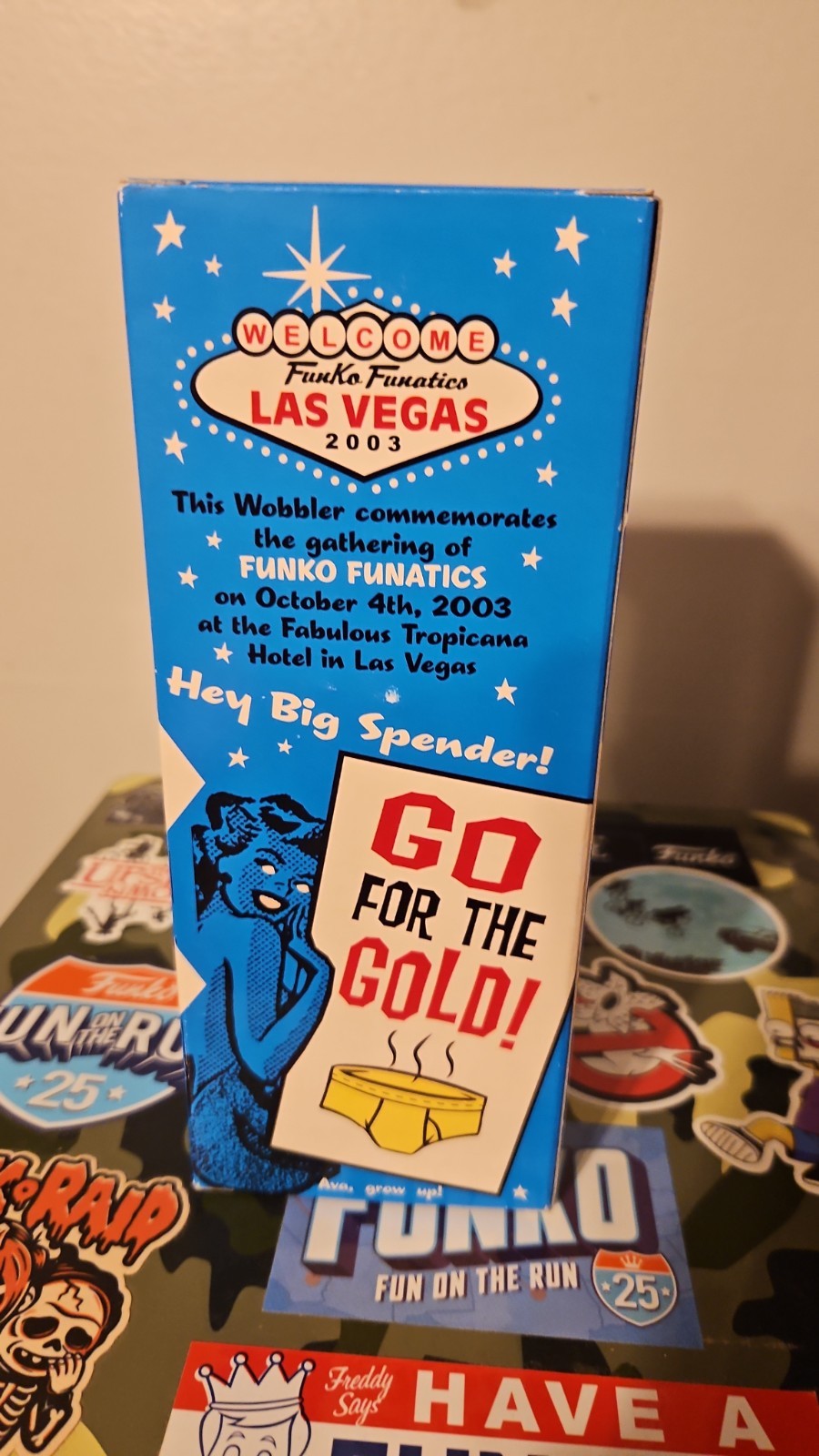Big Top Freddy Funko Wacky Wobbler 2003 Funko Fun Days Las Vegas
