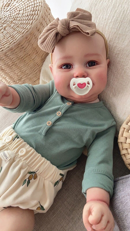 Pinky Reborn Lifelike 20Inch Reborn Baby Dolls,Handmade with