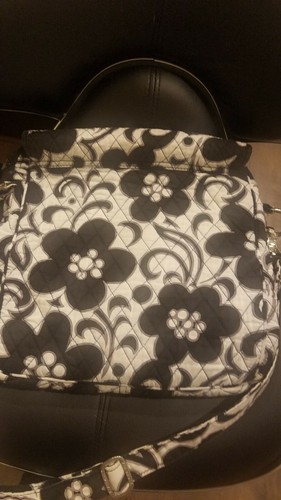 Vera Bradley Retired Night and Day Pattern Cross Body Satchel Shoulder Bag