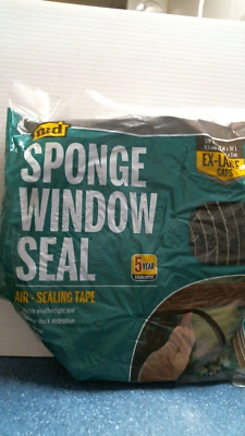 M-D Black Sponge Window Seal EX-Large   (43154)  FS