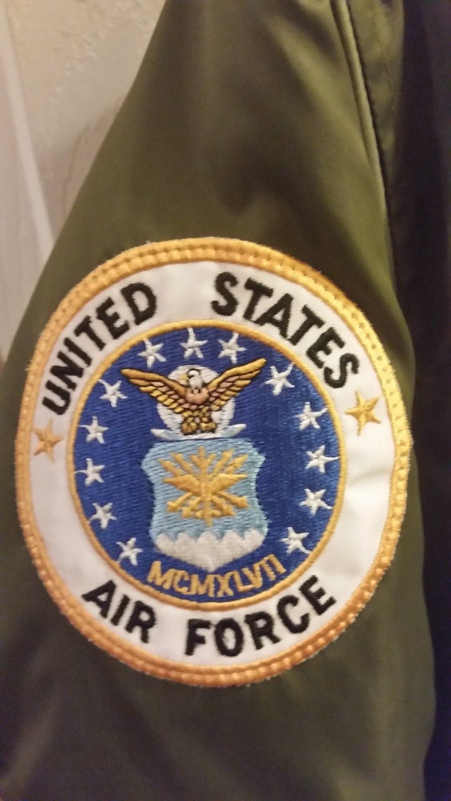 Up and Away USAF MA-1 Junior Flight Jacket F-16